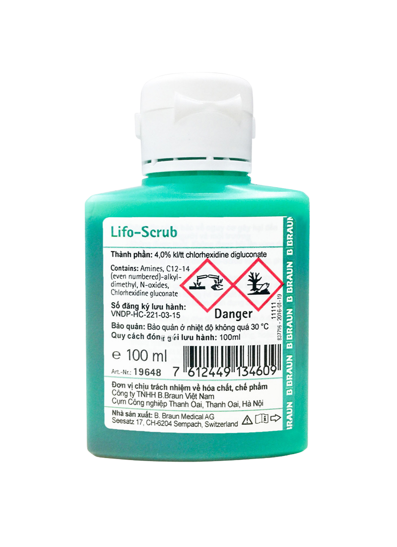 Dung dịch sát khuẩn LIFO SCRUB BOTTLE
