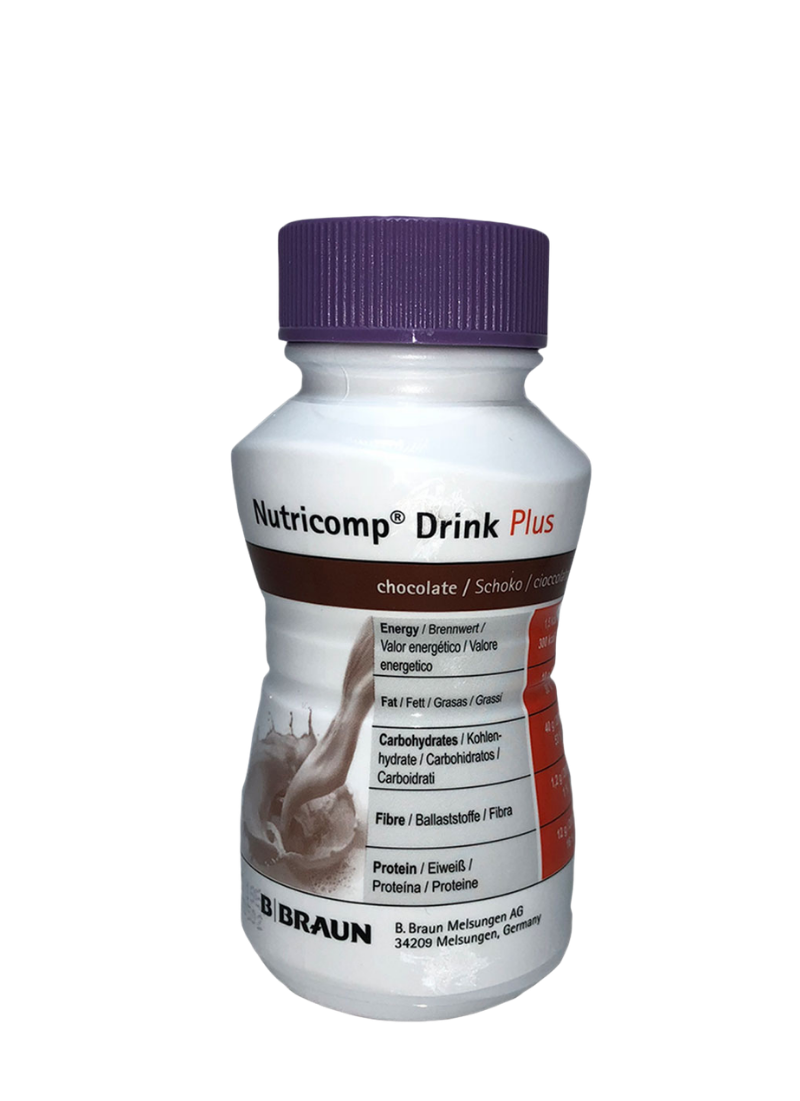 Sữa dinh dưỡng NUTRICOMP® DRINK PLUS CHOCOLATE 200ML (VỊ Sôcôla)