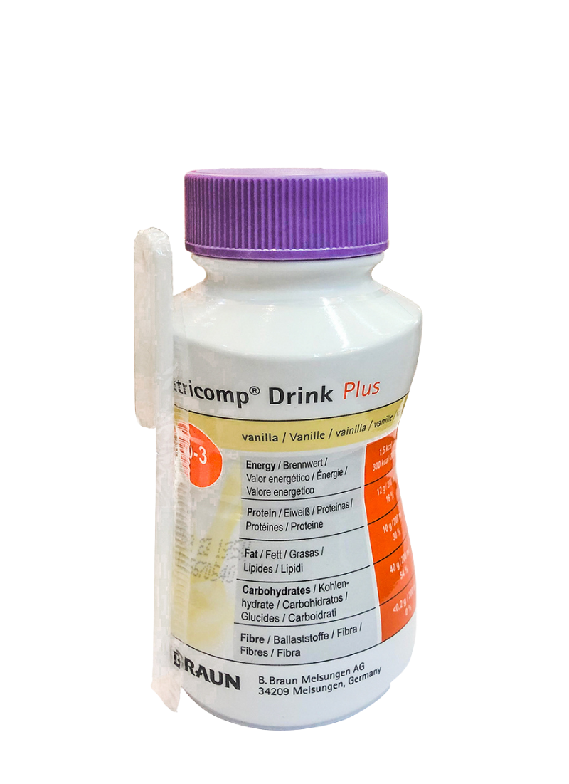 Sữa dinh dưỡng NUTRICOMP® DRINK PLUS VANILLA 200ML (VỊ Vani)