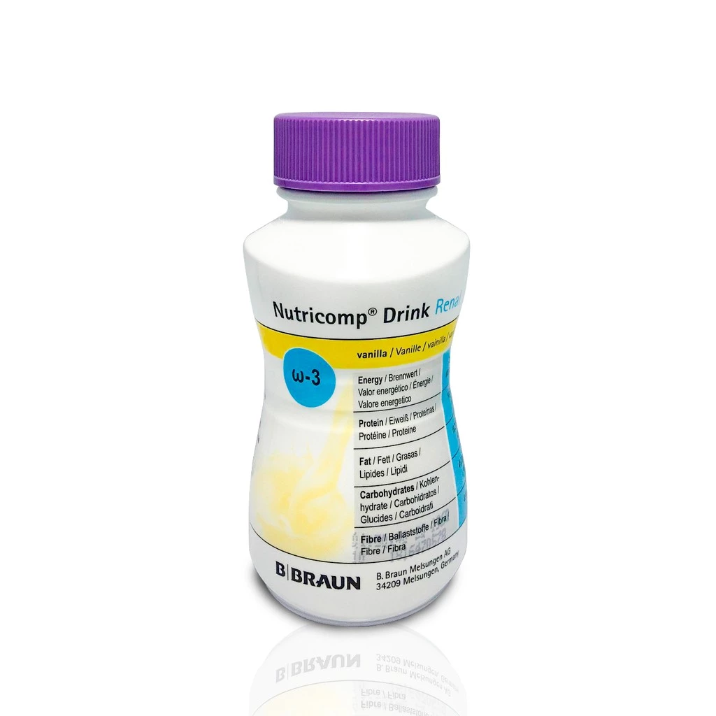 Sữa dinh dưỡng Y học NUTRICOMP® DRINK RENAL VANILLA 200ML
