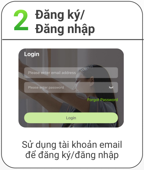 Bước 2: Đăng ký/ Đăng nhập tài khoản