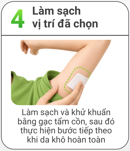 Bước 4: Làm sạch vị trí đã chọn
